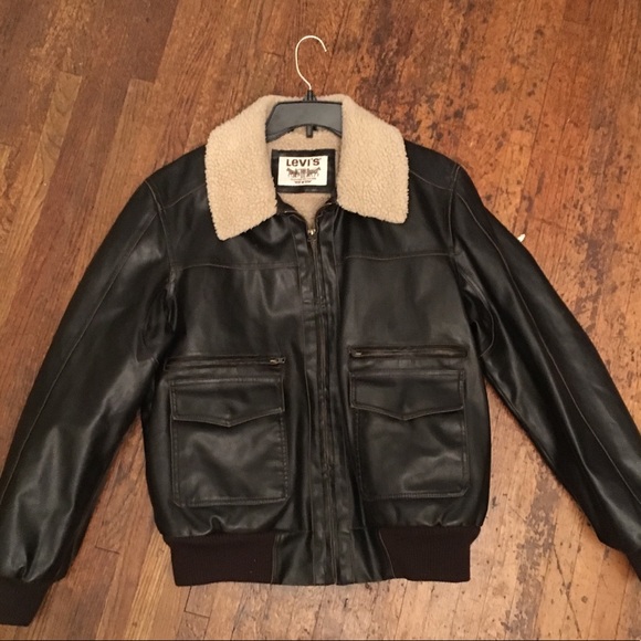 Levi's Other - Men’s Levi’s Faux Leather Jacket, L